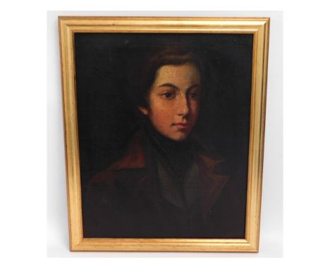 Believed to have been by John Constable (1776-1837), an oil portrait study of artist Ramsay Richard Reinagle RA, painted at E