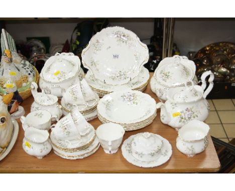 ROYAL ALBERT 'HAWORTH' DINNERWARES, to include two tureens (one a seconds), large teapot, small teapot, milk jug, sugar bowl,