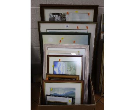 AFTER SIDNEY PERRIN, a limited edition print, no 123/500, together with a print after Alan Ingham and other paintings and pri
