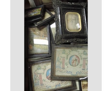 A collection of mainly 19th century miniatures and portrait engravings