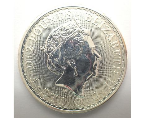2019 silver 1 ounce Bullion Britannia. P&amp;P Group 0 (£5+VAT for the first lot and £1+VAT for subsequent lots) 