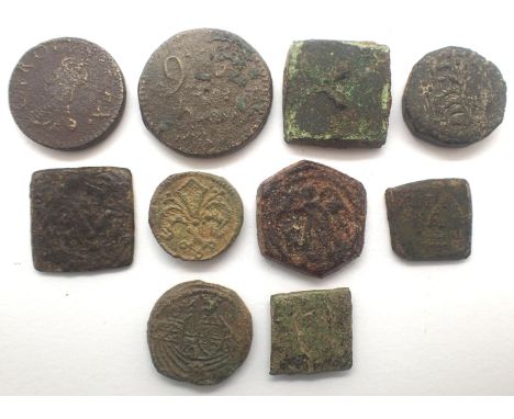 Collection of Matrix Gacs, coin weights and Priya tokens. P&amp;P Group 0 (£5+VAT for the first lot and £1+VAT for subsequent