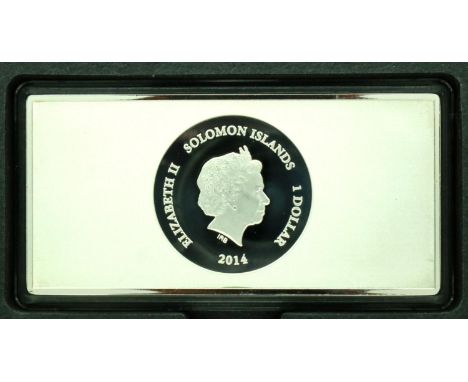 2014 limited edition Solomon Islands one dollar, Botticelli Birth of Venus edition. P&amp;P Group 0 (£5+VAT for the first lot