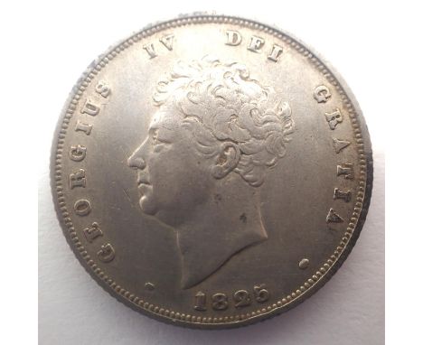 1825 silver shilling of George IV. P&amp;P Group 0 (£5+VAT for the first lot and £1+VAT for subsequent lots) 