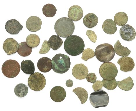 Collection of Roman to Medieval detecting coins to include silver. P&amp;P Group 0 (£5+VAT for the first lot and £1+VAT for s