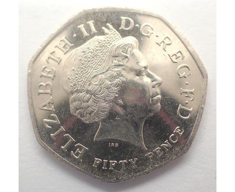 2009 fifty pence Kew Gardens, EF. P&amp;P Group 0 (£5+VAT for the first lot and £1+VAT for subsequent lots) 