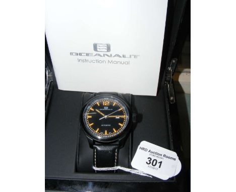 An Oceanaut gent's automatic wrist watch in original box, complete with manual