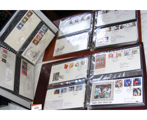 Collection of over 150 Great Britain First Day Covers in three albums