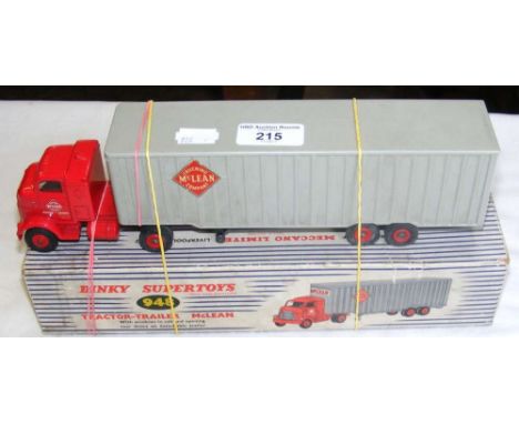 Dinky Supertoy 948 Tractor-Trailer McLean