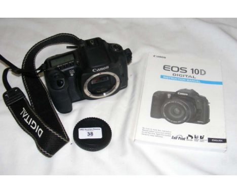 A Canon EOS-10D with manual