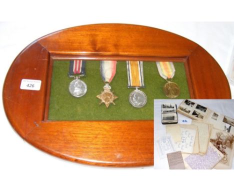 A First World War medal group, comprising Military Medal and Trio awarded to 72715 Sergt. J Batchelor, 2nd Signals Co., Royal