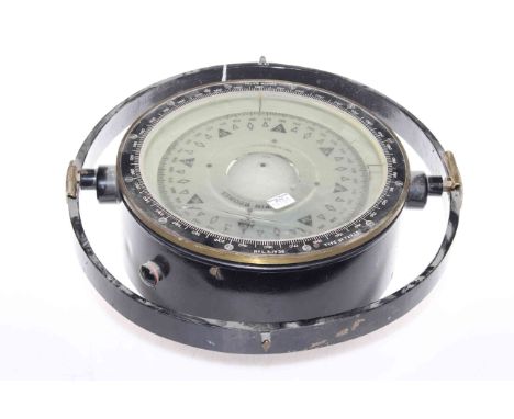 Kelvin Hughes gimbal compass No. L.S. 1938, type no. 72935