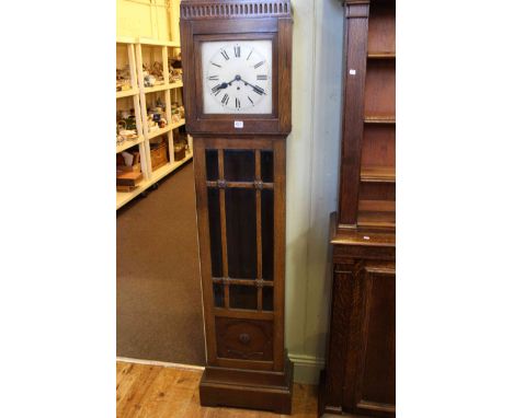 1920's/30's oak longcase clock