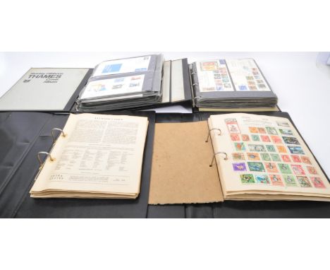 A large collection of vintage 20th century UK &amp; foreign pre decimal &amp; decimal stamps albums &amp; first day covers. T