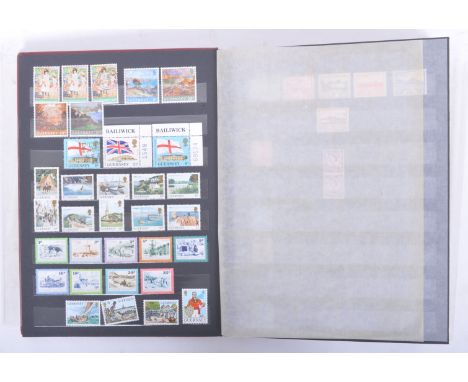 A collection of vintage 20th century stamps mostly Bailiwick of Guernsey and Jersey to include subjects such as Birds, Twelft