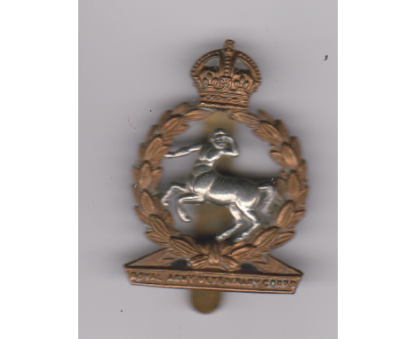 British Army and Veterinary Corps cap badge (Bi-metal)