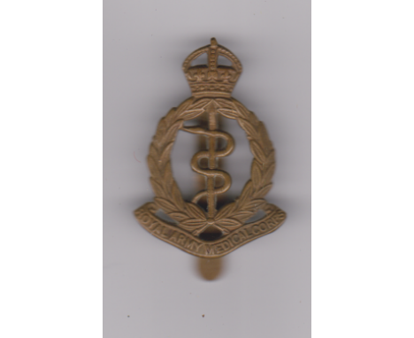 British Royal Army Medical Corps cap badge (Gilding-metal)