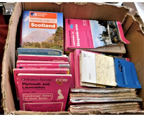 Maps - Large Quantity of Ordnance Survey Maps U.K (60 plus) good condition BUYER COLLECT