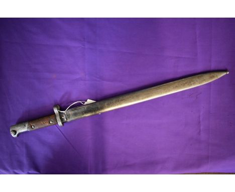 Persian/Iranian contract Czechoslovakian export VZ 23 M1898/29 Mauser Bayonet. Serial number in Farsi characters on the pomme