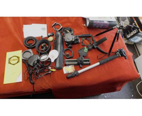 Camera Stands/Tripods - SL1K 200G, Cullman, Imperial Tripod (with case) Stand (no name) plus camera accessories, very good co