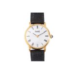 A PIAGET LADY'S GOLD PLATED WATCH