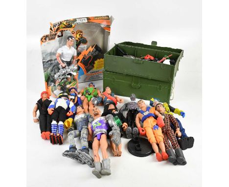 ACTION MAN; a collection of figures, loose and boxed, also weapons, clothing and accessories.
 