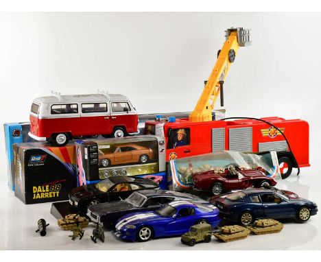 An extensive collection of die-cast vehicles, to include brands such as Hot Wheels, matchbox, Maisto, Speedy, etc.