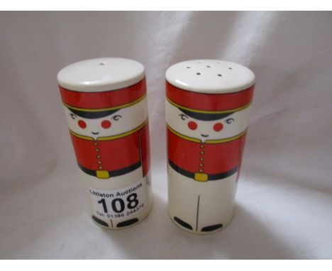 Carlton Ware 'soldier' salt & pepper