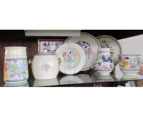 Shelf of Poole china