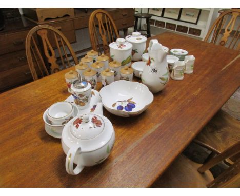 Collection of Royal Worcester (Evesham pattern)
