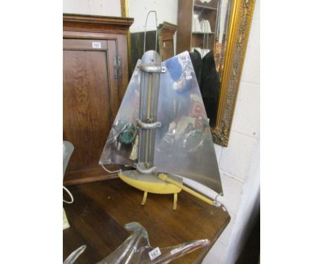 Vintage electric yacht fire
