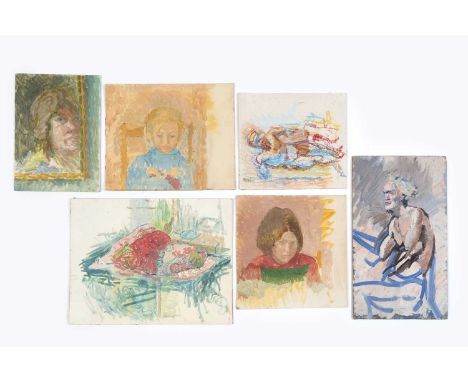 Jane Dowling (1925-2023)
Six portrait oils
unsigned
largest 35 x 21cm, unsigned (6).
 
Mallams are delighted to offer paintin