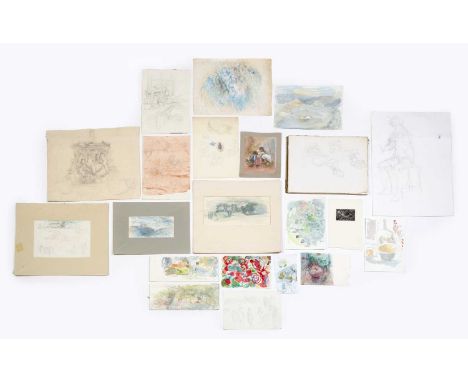 Jane Dowling (1925-2023)
A large folio of unframed watercolours and pencil sketches.
 
Mallams are delighted to offer paintin