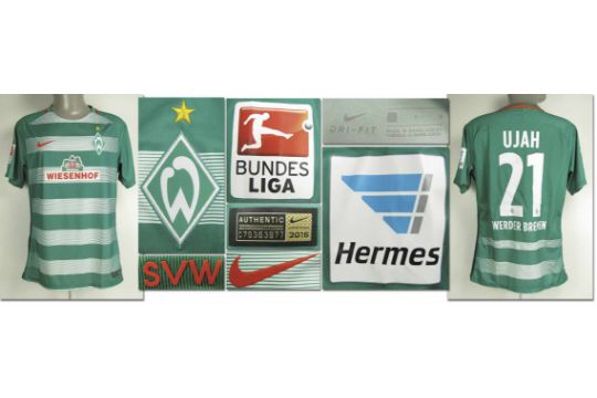 Match Issued Football Shirt Werder Bremen 2016 17 Original Match Issued Shirt Sv Werder Bremen