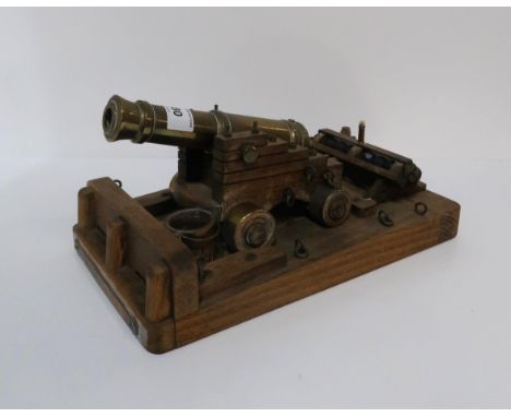 A model of a ships cannon, Short M.L. 32 x 25 Condition Report:Available upon request
