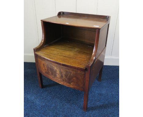 A Victorian mahogany commode&nbsp; Condition Report:Available upon request