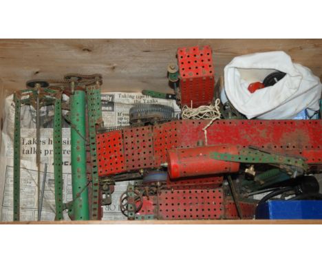 A Meccano combined harvester model (af) Condition Report:Available upon request