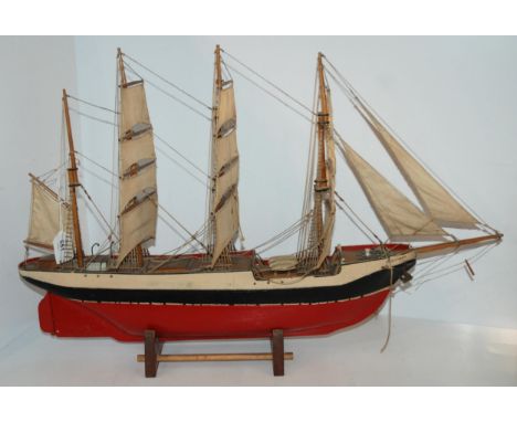 A model of the four mast schooner Rosemary, 70cm wide Condition Report:Available upon request