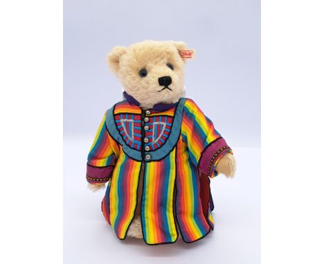 Steiff Joseph Classic teddy bear, white tag 037238, LE 2008, ecru mohair, fitted with an interactive battery operated music b