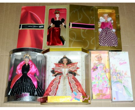 Mattel Barbie x 5 including: #20200, #17832, #16746, #16746, #16353 and #19357, within Good boxes, Good Plus to Excellent.