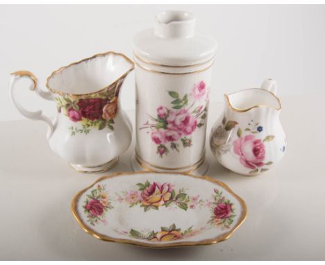 Three boxes of misc teaware, including Denby, Royal Worcester, together with pots and jugs etc.