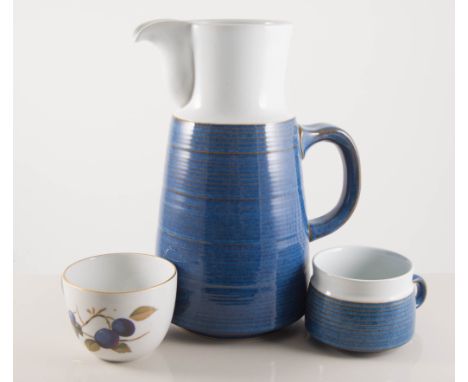 Three boxes of dinnerware, including Royal Worcester, Crown Ducal, Aynsley, etc.
