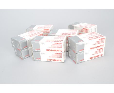 Film Stock, eleven boxes of Adox Adocolour Instamatic 126 film, all unopened, dated circa 2007 