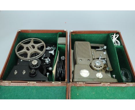 A Specto 9.5mm Projector and a Specto 500 8mm Projector a black Specto Type A 9.5mm silent cine projector and a Specto 500 8m