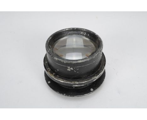 An Aerial Photography Lens, black, serial no 415494, 8in f/2.9, no maker's name, marked A.M. 14A/780, paint loss to barrel an