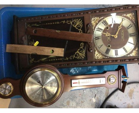 Wall clock President and barometer