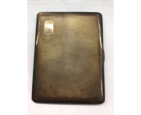 Art Deco silver cigarette case