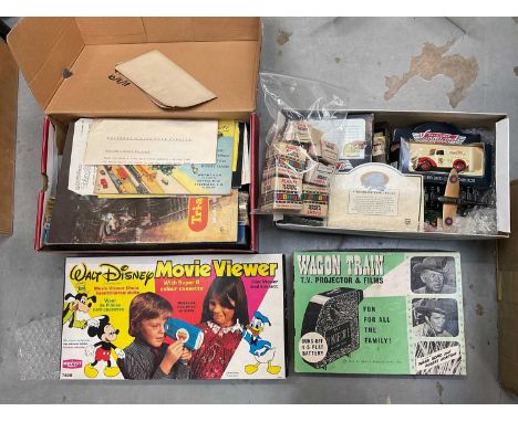 Vintage Walt Disney Movie Viewer, model vehicles and other toys.