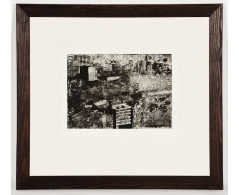 * JACQUELINE MOON,
SPANISH CONCRETE
artist's proof etching on paper, signed, titled in pencil
30cm x 39.5cm
Mounted, framed a