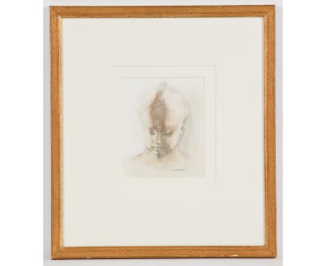 * ALEXANDRA GARDNER,
PORTRAIT OF A CHILD
mixed media on paper, signed
17cm x 14cm
Mounted, framed and under glass
